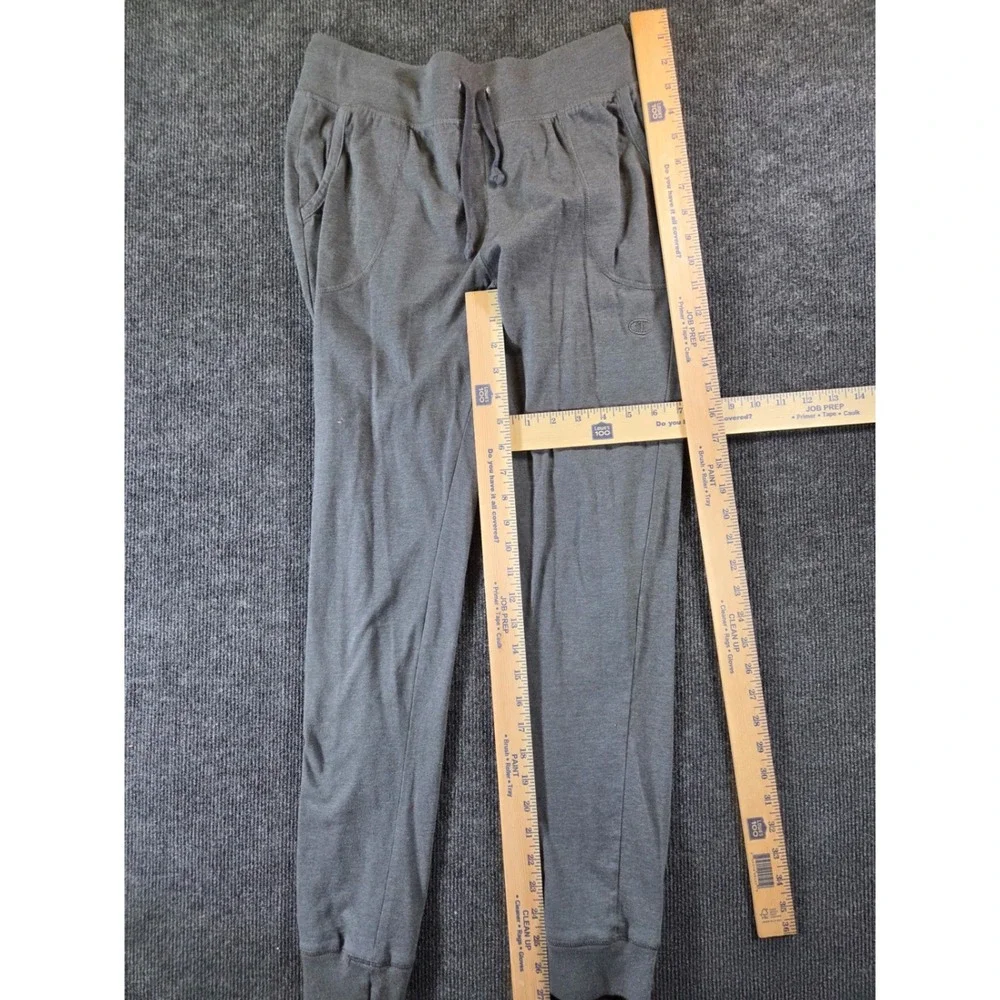 Champion‎ Mens Gray Cotton Blend Drawstring Jogger Sweatpants Small 2507